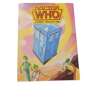 Vintage Doctor Who Journey Through Time 1986 Crescent Books Hardcover Tardis BBC